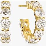 Smycken Sif Jakobs Belluno Creolo Earrings - Gold/Transparent