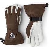 Handskar & Vantar Hestra Army Leather Heli Ski 5-Finger Gloves - Espresso