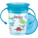 Nuby Spillfria muggar Nuby Twin Handle 360° Wonder Cup Aqua 240 ml