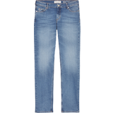 Marc O'Polo Dam Byxor & Shorts Marc O'Polo Alby Straight Jeans - Authentic Mid Sea Blue Wash