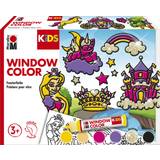Marabu Pyssel Marabu KiDS Window Color-Set Prinzessin, 6 x 25 ml