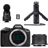 DSLR-kameror Canon EOS R50 + RF-S 18-45mm F4.5-6.3 IS STM + Creator Kit
