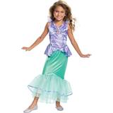 Blå - Klänningar Dräkter & Kläder Fun Disney The Little Mermaid Ariel Deluxe Costume