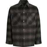 Jack & Jones Herr - Overshirts Jackor Jack & Jones Bane Shirt Jacket - Grey/Black