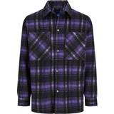 Jack & Jones Herr - Overshirts Jackor Jack & Jones Bane Shirt Jacket - Purple/Deep Lavender