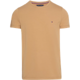 Tommy Hilfiger Herr - Stretch T-shirts Tommy Hilfiger Flag Embroidery Extra Slim Fit T-shirt - Countryside Khaki