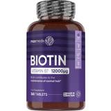 B-vitaminer - Kisel Vitaminer & Mineraler Maxmedix Biotin Vitamin B7 12000 mcg 365 st
