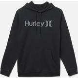 Hurley Fleece Överdelar Hurley OAO Solid Summer Po sweatshirt, svart, herr, svart