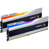 64 GB - DDR5 - Silver RAM minnen G.Skill Trident Z5 RGB Silver DDR5 6000MHz 2x32GB (F5-6000J3040G32GX2-TZ5RS)