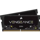 Corsair SO-DIMM DDR4 RAM minnen Corsair Vengeance Black SO-DIMM DDR4 2666MHz 2x32GB (CMSX64GX4M2A2666C18)