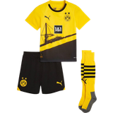 Hemmatröja Fotbollställ Puma Borussia Dortmund Home Minikit 2023-24