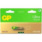 GP Batteries Alkalisk - Batterier - Engångsbatterier Batterier & Laddbart GP Batteries Ultra Alkaline Size AAA, 24AU/LR03, 1.5V, 12-pack