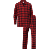 Röda Pyjamasar Calvin Klein Underwear Pyjamas L/S Pant Set Röd