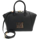 Moschino Svarta Axelremsväskor Moschino Love Tote Bags Love Lettering black Tote Bags for ladies