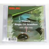 Optisk lagring cd CD-Box Transparant 5-pack