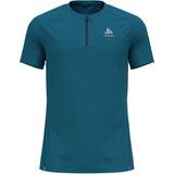 Odlo Tröjor Odlo Axalp Trail 1/2 Zip T-Shirt Men blå