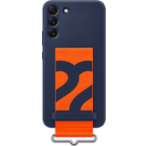 Mobiltillbehör Samsung Silicone Cover with Strap for Galaxy S22+