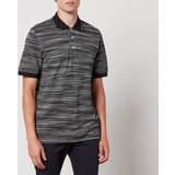 Missoni Överdelar Missoni Space-Dyed Cotton-Piqué Polo Shirt Black