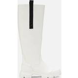 Ganni Rubber Knee-High Boots White