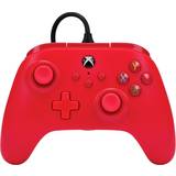 Röda - Xbox Series X Handkontroller PowerA Wired Controller - Red