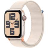 Apple watch 44mm gps cellular Apple Watch SE + Cellular 44mm Starlight Aluminium Case Starlight Sport Loop