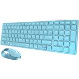 Rapoo Tangentbord Rapoo 9750M kabelloses Tastatur-Maus Set Mac