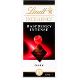 Lindt Hallon Choklad Lindt Excellence Dark Raspberry Intense Bar 100g 1pack