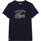Lacoste Men's Sports Crocodile Print Jersey T-shirt - Navy Blue