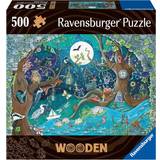 Klassiska pussel på rea Ravensburger Fantasy Forest 500 Pieces