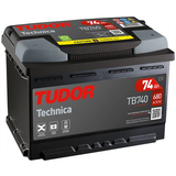 Batterier & Laddbart Tudor Technica 12V 74Ah