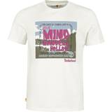Timberland Herr T-shirts & Linnen Timberland – Vit t-shirt med naturtryck-Vit/a