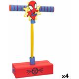 Bilar Spiderman Pogobouncer 3D Röd Barn 4 antal