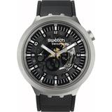 Swatch Hesalit (Akryl) - Unisex Armbandsur Swatch Dark Irony (SB07S105)