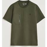 Polo Ralph Lauren Herr - Polyester T-shirts Polo Ralph Lauren Double Knit Pocket T-Shirt Company Olive