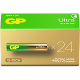 Batterier - Engångsbatterier Batterier & Laddbart GP Batteries Ultra Alkaline Battery, Size AAA, 24AU/LR03, 1.5V, 24-pack