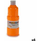 Orange Akvarellfärger Pincello Gouache Neon Orange 400 ml 6 antal