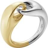 Georg Jensen Large Reflect Link Ring - Gold/Silver
