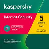 Kaspersky Internet Security Code in a Box Full version, 5 licences Windows, Mac OS, Android Antivirus, Security