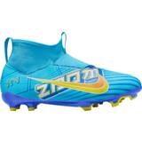 Nät Fotbollsskor Nike Jr Mercurial Zoom Superfly 9 Academy KM FG/MG - Baltic Blue/White
