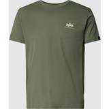 Alpha Industries Herr T-shirts & Linnen Alpha Industries Basic T Logo T-shirt 432 Vintage Green