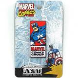 Leksaksvapen Marvel Captain America Comic Augmented Reality Pin Badge