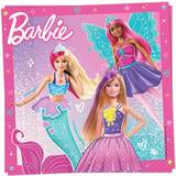 Papper Tallrikar, Glas & Bestick Barbie Servetter