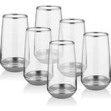 Glas Highballglas Silver Drinkglas