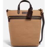 Bruna Handväskor Polo Ralph Lauren Canvas Tote Bag Tan/Dark Brown One size