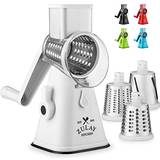 Zulay Kitchen Manual Rotary Cheese Grater
