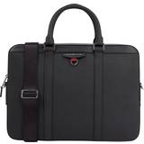 Tommy Hilfiger Svarta Portföljer Tommy Hilfiger Textured Leather Laptop Bag BLACK One Size