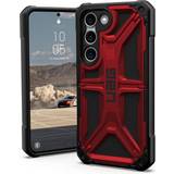 Mobiltillbehör UAG URBAN ARMOR GEAR Designed for Samsung Galaxy S23 Case 6.1" Monarch Crimson Red Rugged Heavy Duty Shockproof Impact Resistant Protective Cover