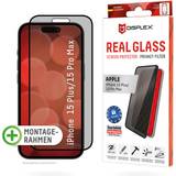 Displex Real Glass Privacy Screen Protector for iPhone 15 Pro Max/15 Plus