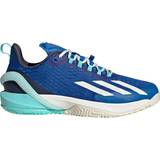 11.5 - Unisex Racketsportskor adidas Adizero Cybersonic Tennis Shoes - Bright Royal/Off White/Flash Aqua