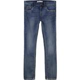 Slim Byxor Barnkläder Name It Theo Jeans - Light Blue Denim (13209038)